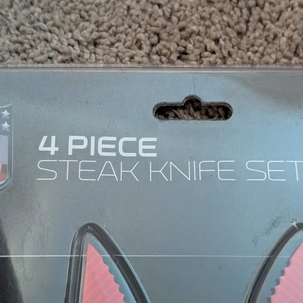 New England Patriots Steak Knife Set Brand New